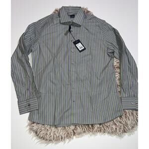 Daniel Hechter Paris men’s new long sleeve striped button shirt